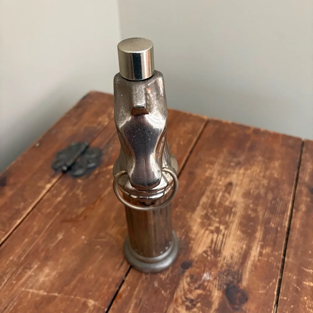 💚Avon Vintage Pony Post Leather After Shave Decanter